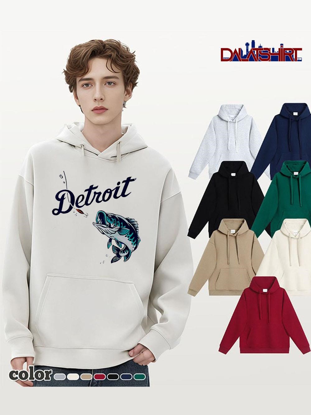 Detroit Tigers fishing hoodie
