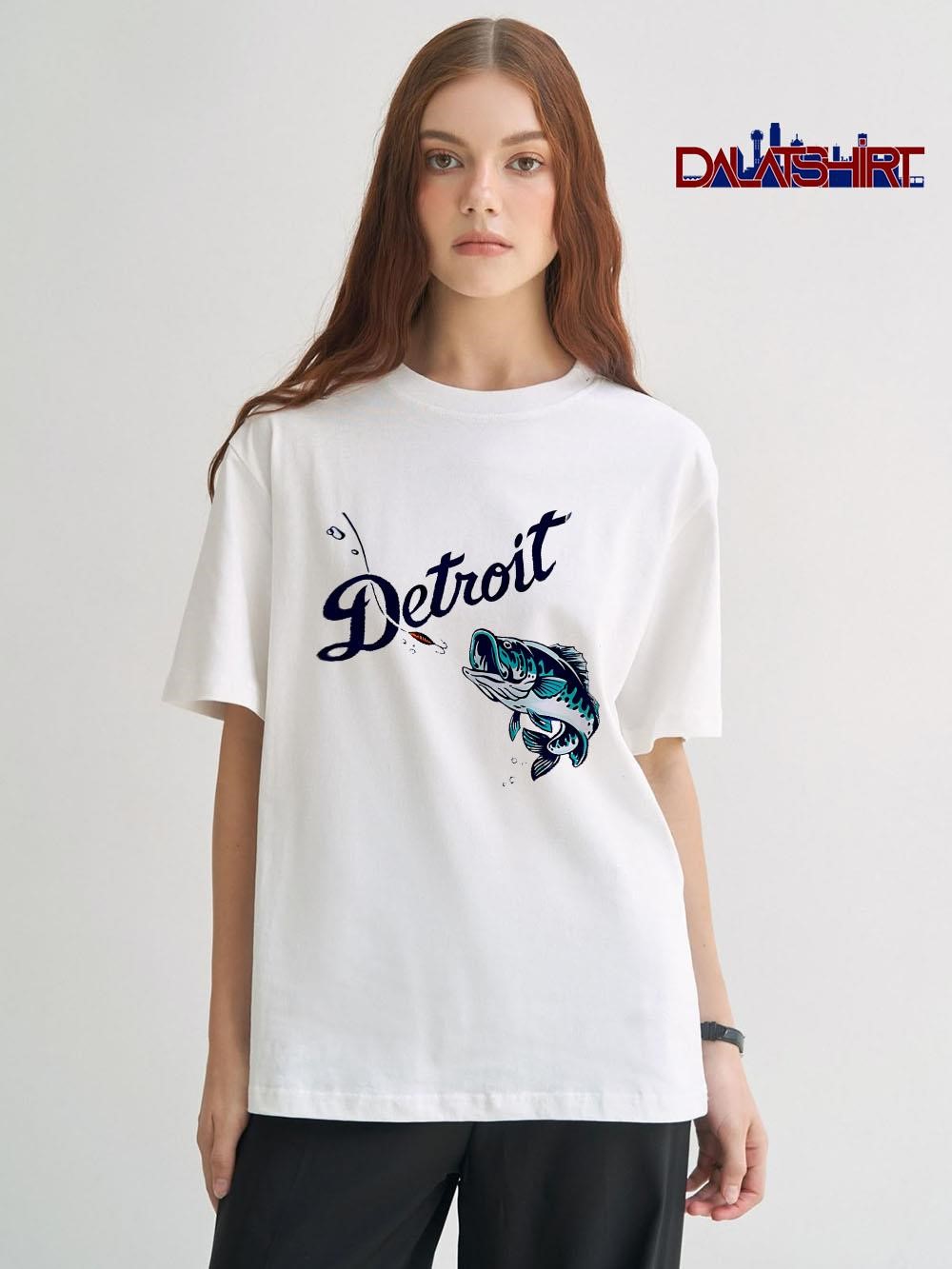 Detroit Tigers fishing shirt