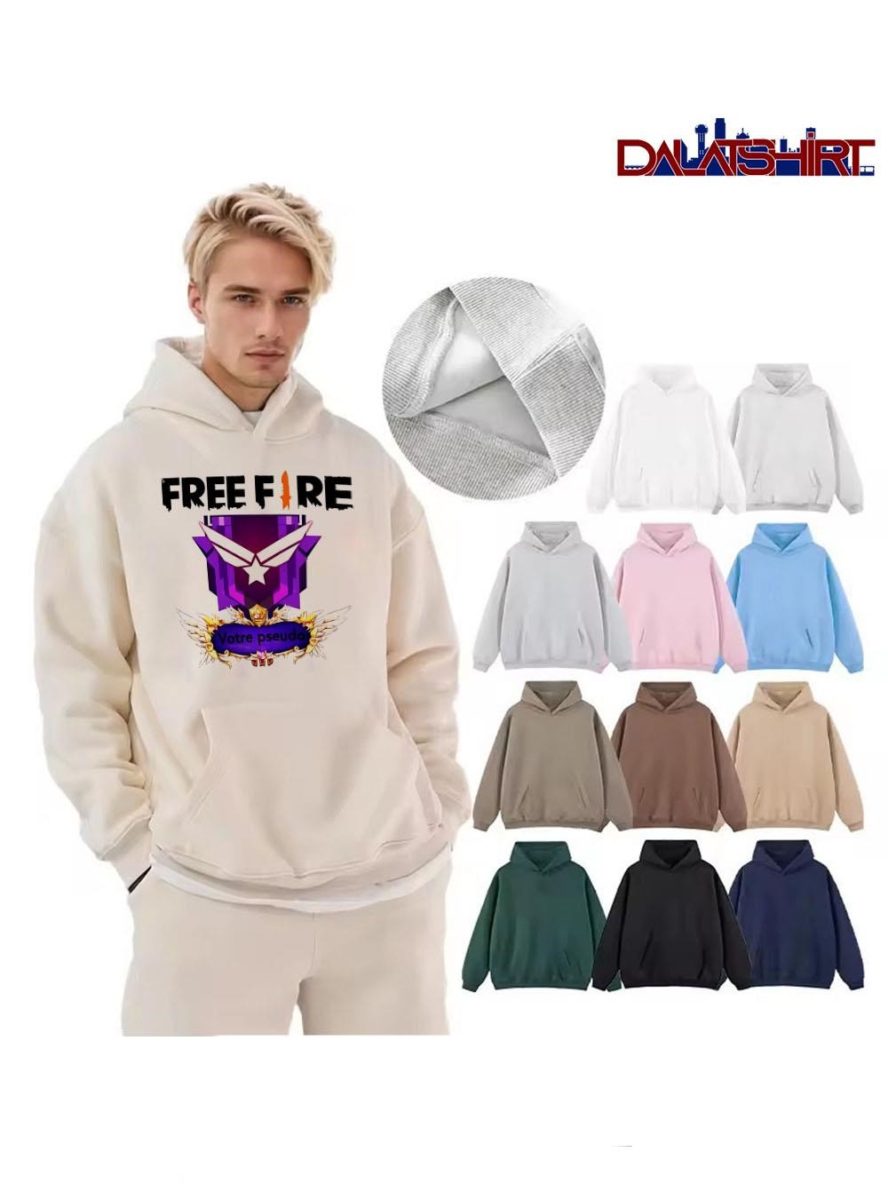Free Fire Votre pseudo hoodie