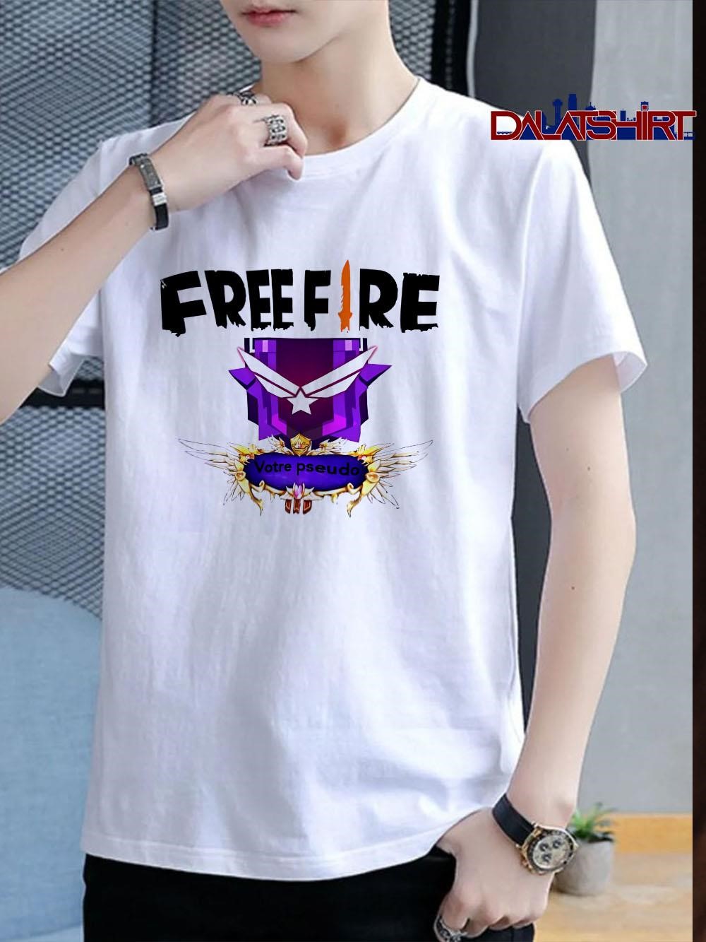 Free Fire Votre pseudo shirt