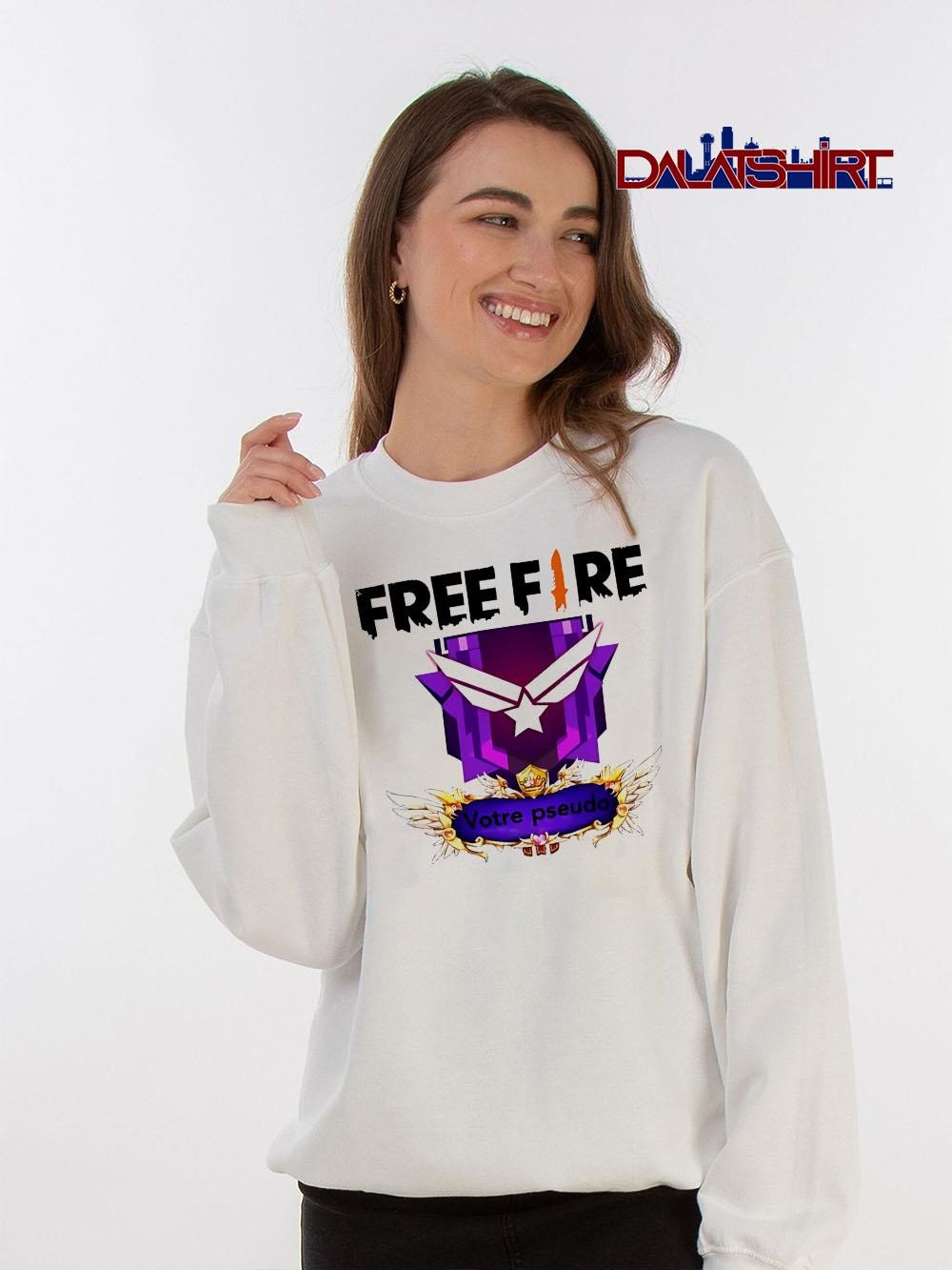 Free Fire Votre pseudo sweater