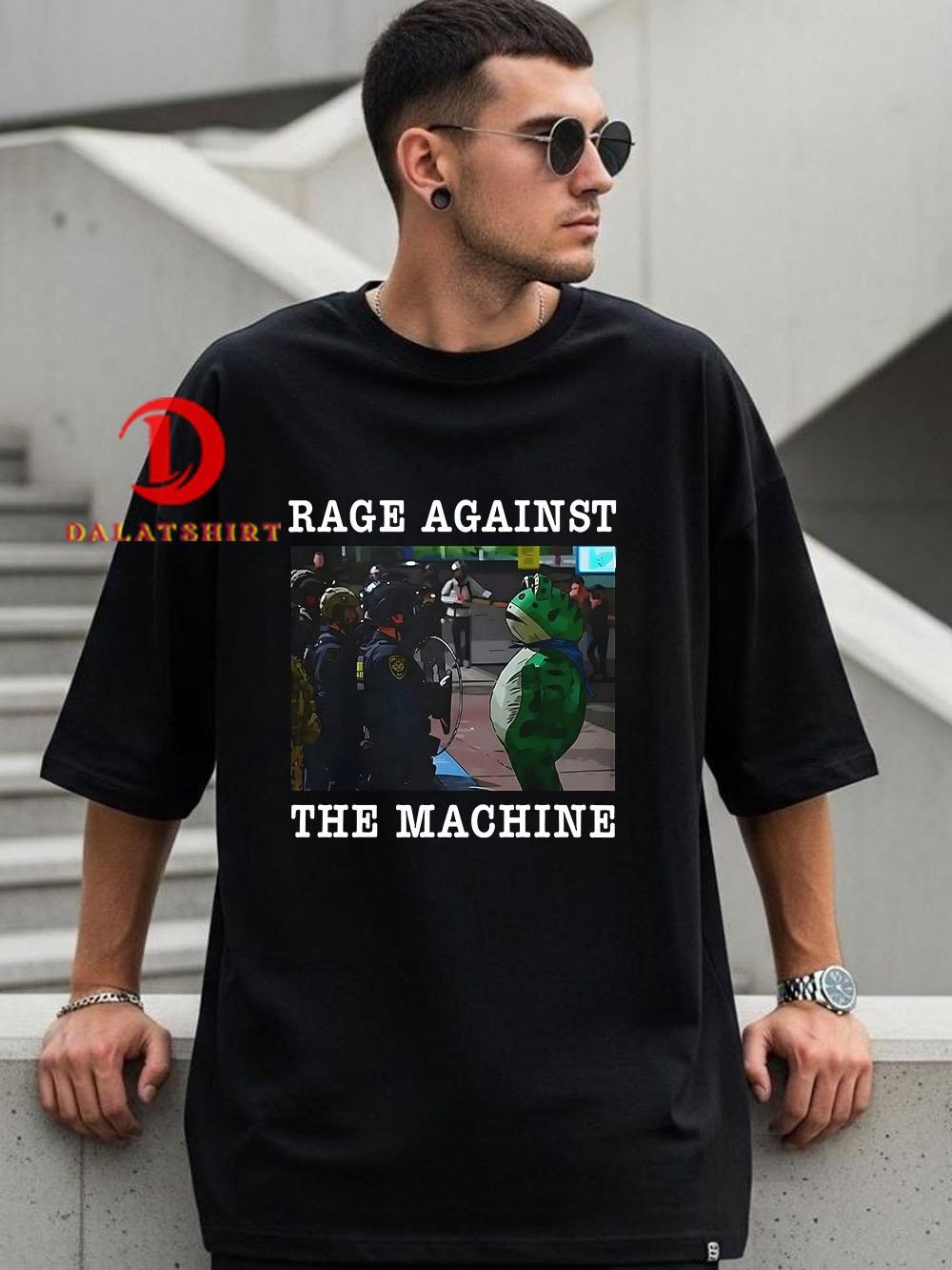 Frog Rage Against The Machine shirt - Dalatshirt Store Online