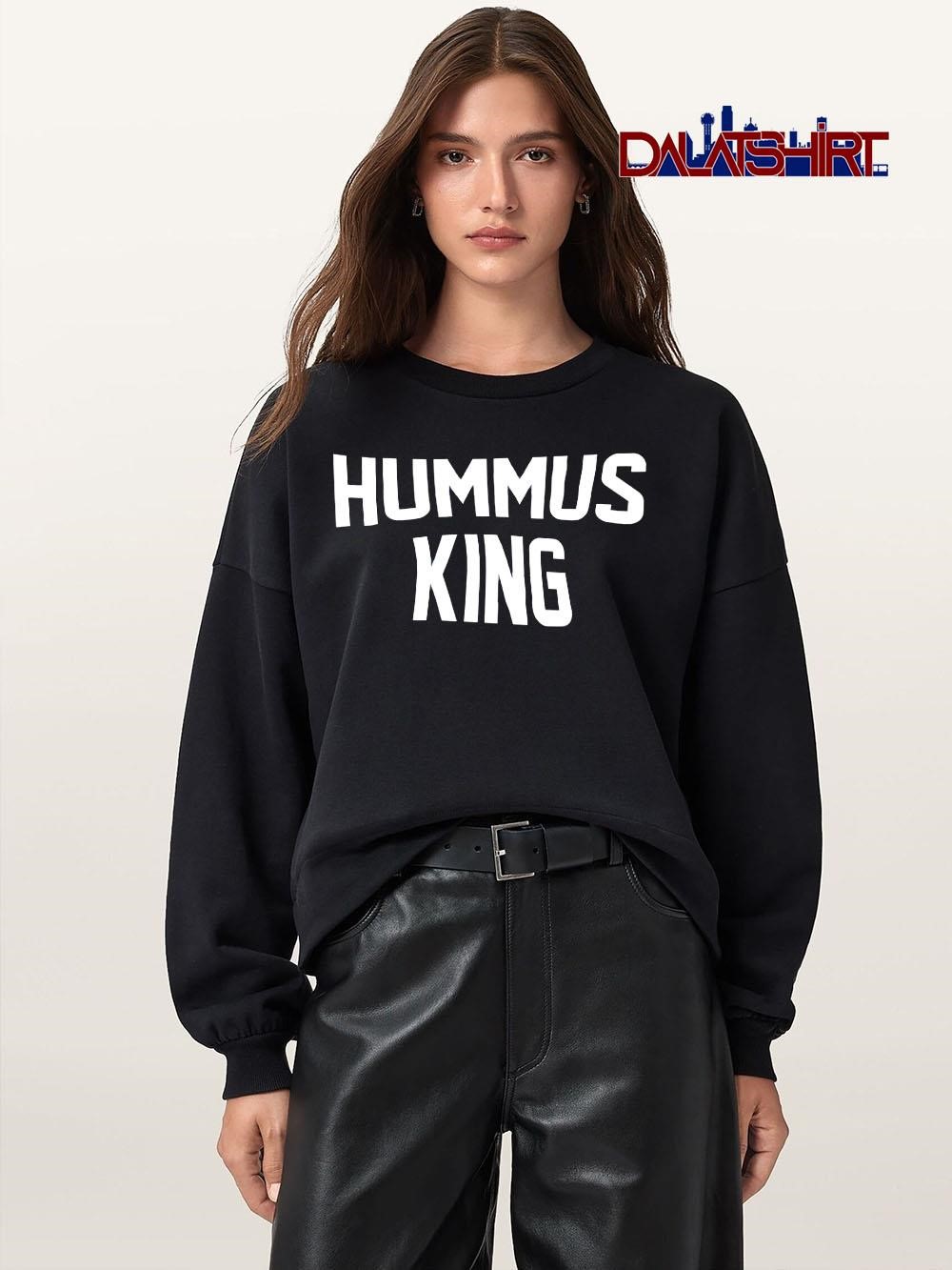 Funny Hummus King sweater