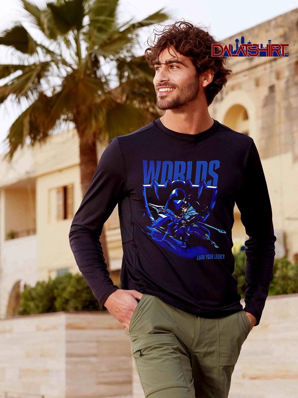 Funny Riot Games Shop Xin Zhao des Worlds 2025 long-sleeve