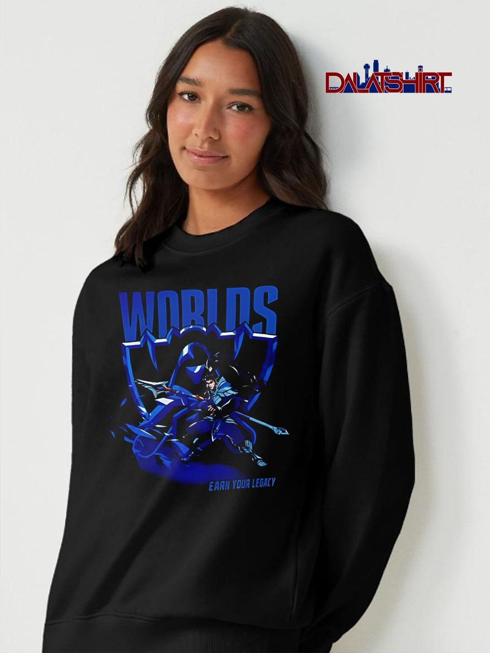 Funny Riot Games Shop Xin Zhao des Worlds 2025 sweater