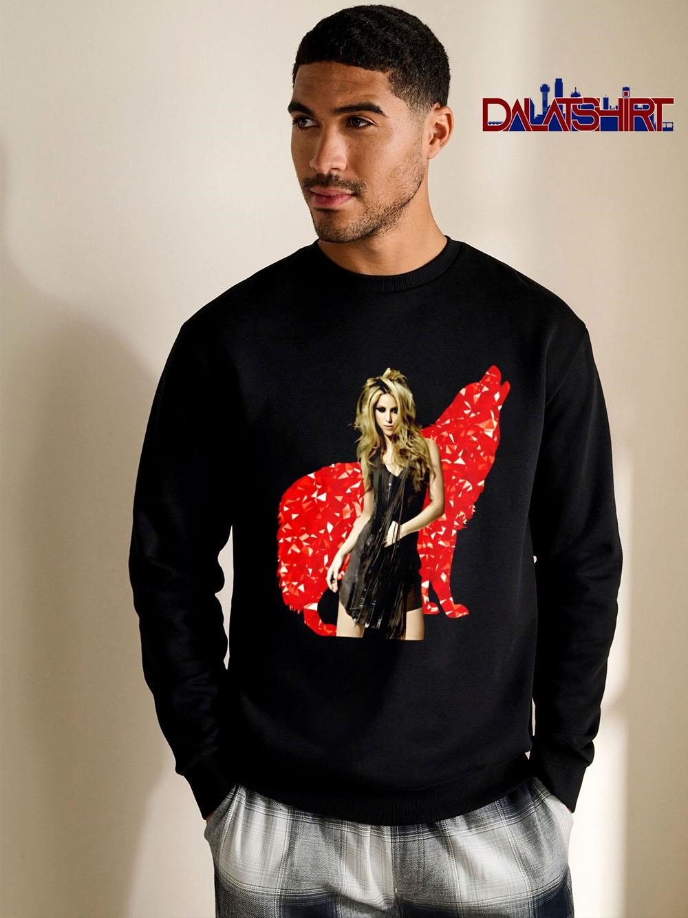 Funny Shakira She Wolf classic long-sleeve