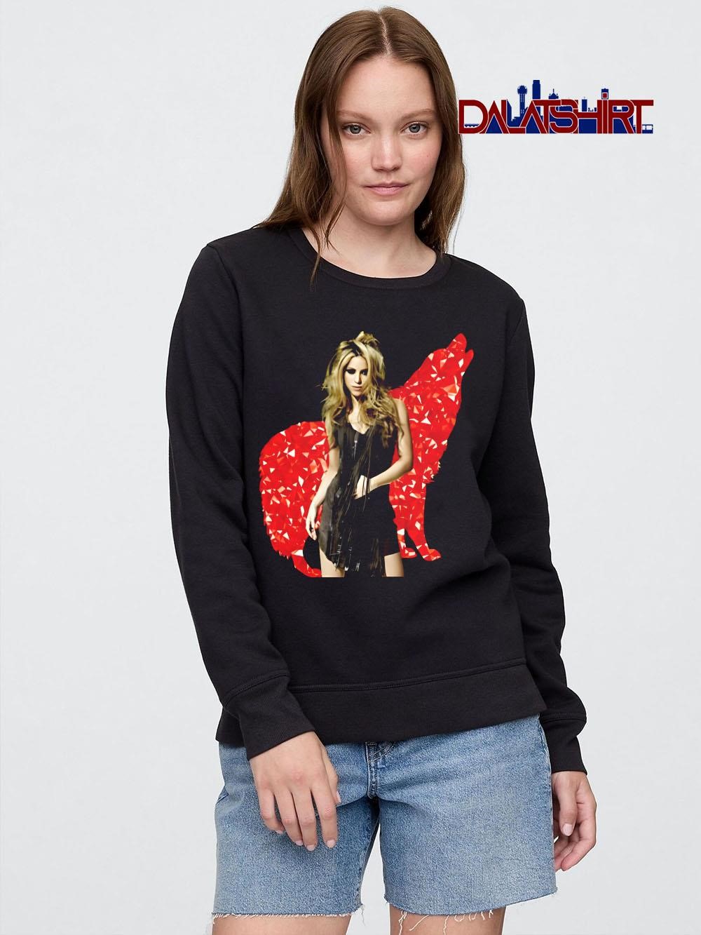 Funny Shakira She Wolf classic sweater