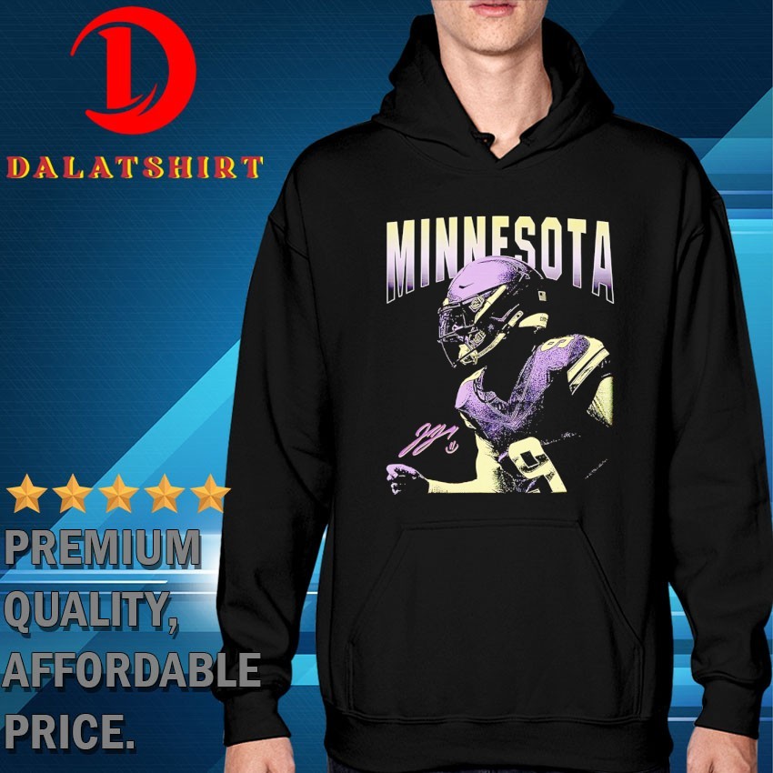 JJ McCarthy Minnesota Vikings football signature graphic T-shirts Hoodie