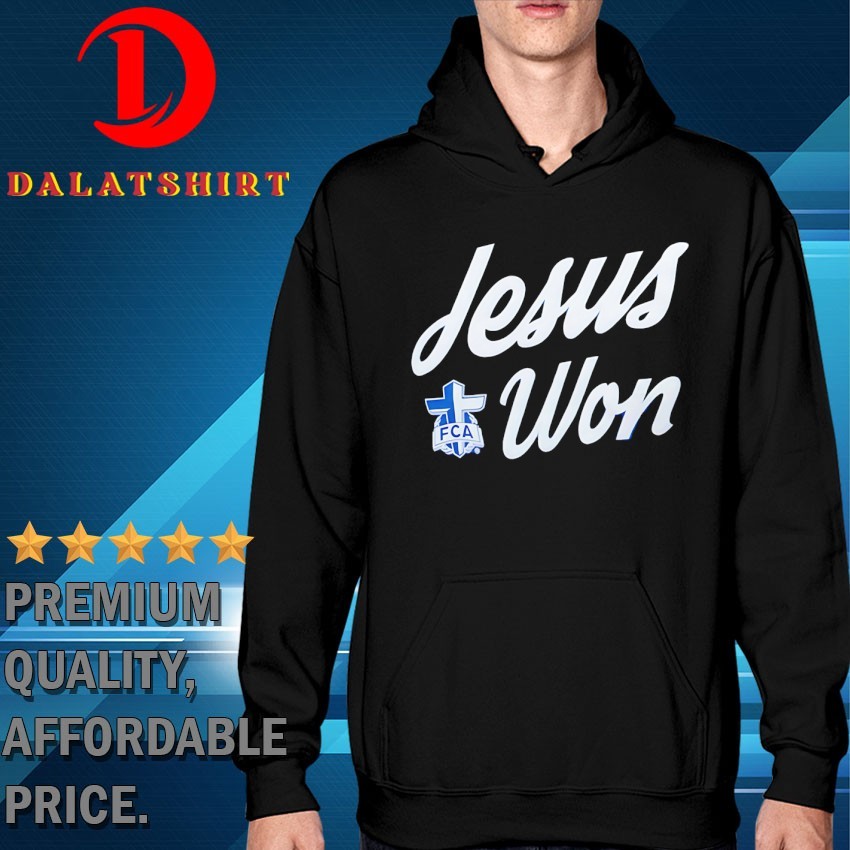 Jesus Won Fellowship of Christian Athletes logo T-shirts Hoodie