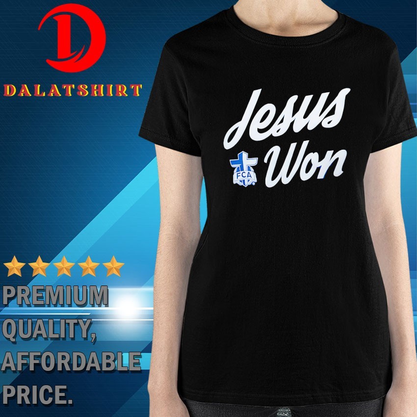 Jesus Won Fellowship of Christian Athletes logo T-shirts Ladies-Shirt