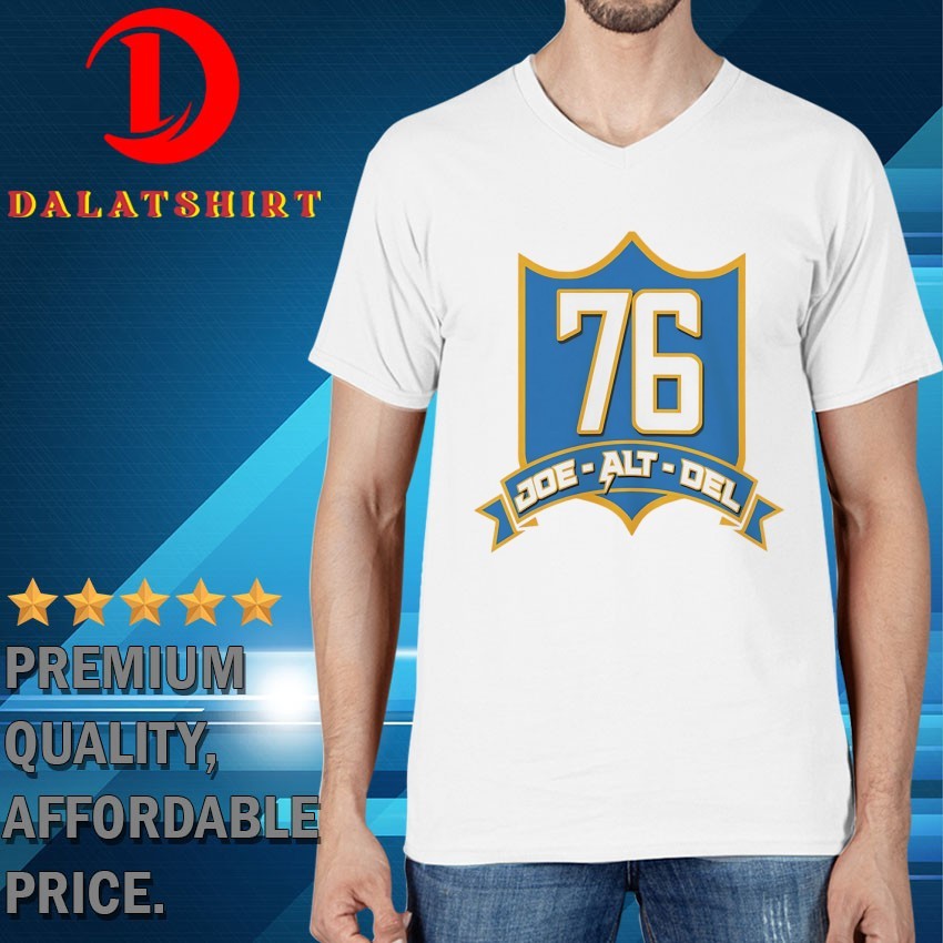 Joe Alt Del 76 Los Angeles Chargers T-shirts V-Neck-T-Shirt