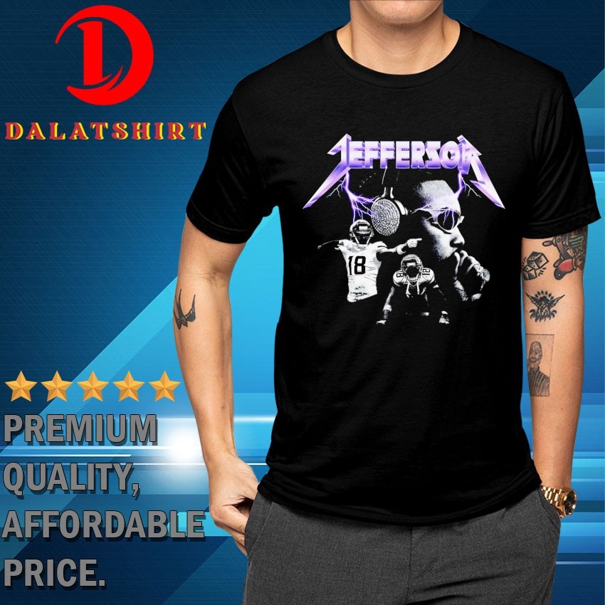 Justin Jefferson Minnesota Vikings football lightning T-shirts