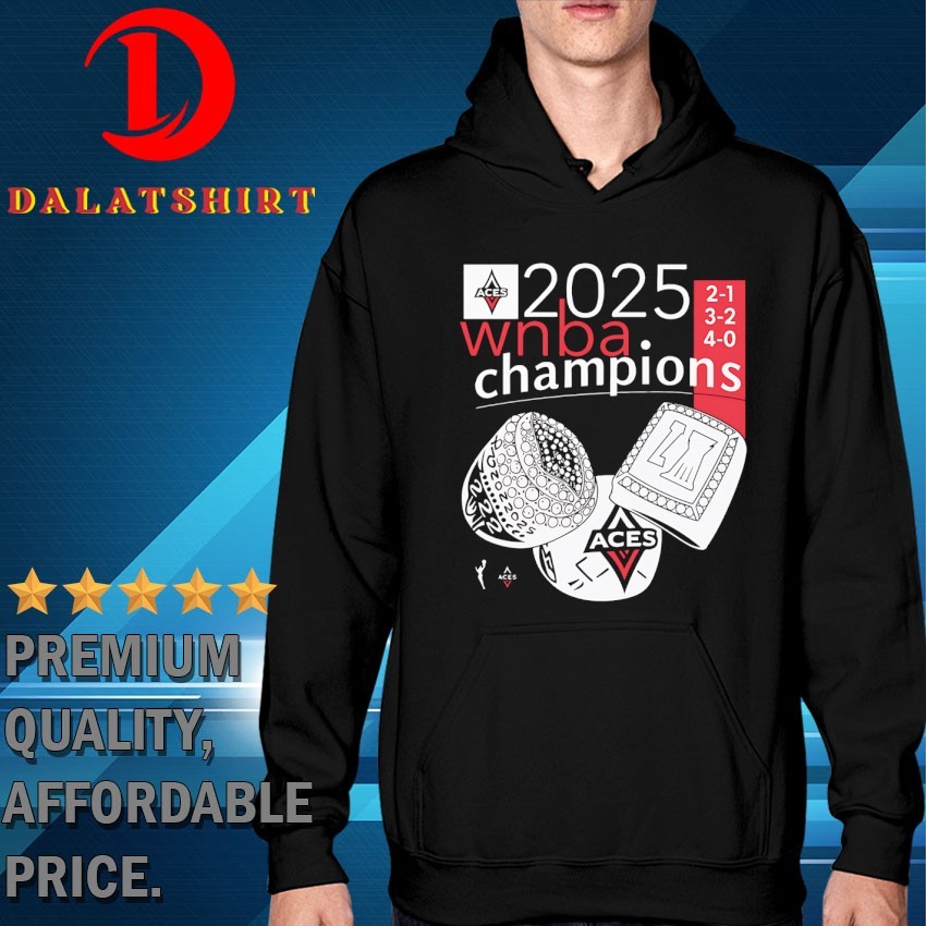 Las Vegas Aces 2025 WNBA ring Champions T-shirts Hoodie