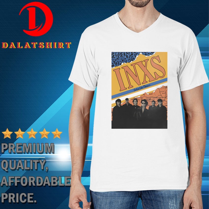 Listen Like Thieves INXS T-shirts V-Neck-T-Shirt