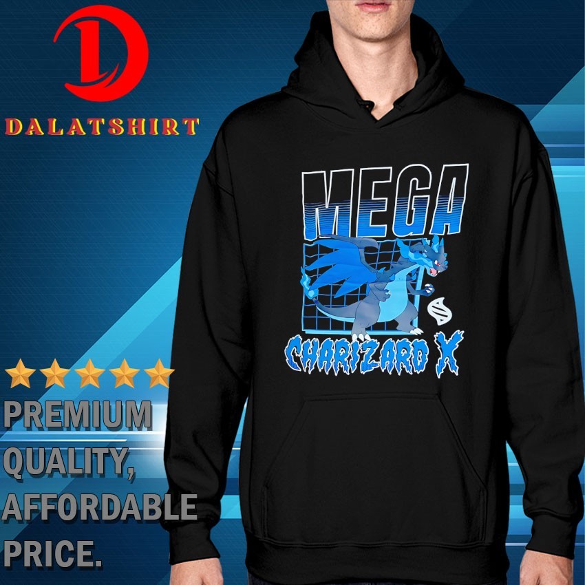 Mega Charizard X Pokemon T-shirts Hoodie