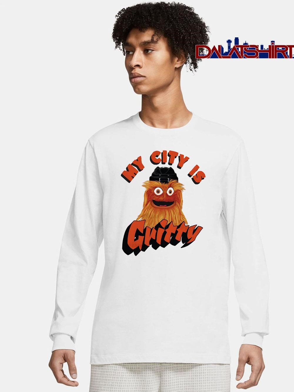 My City is Gritty Flyers mascot halloween long-sleeve