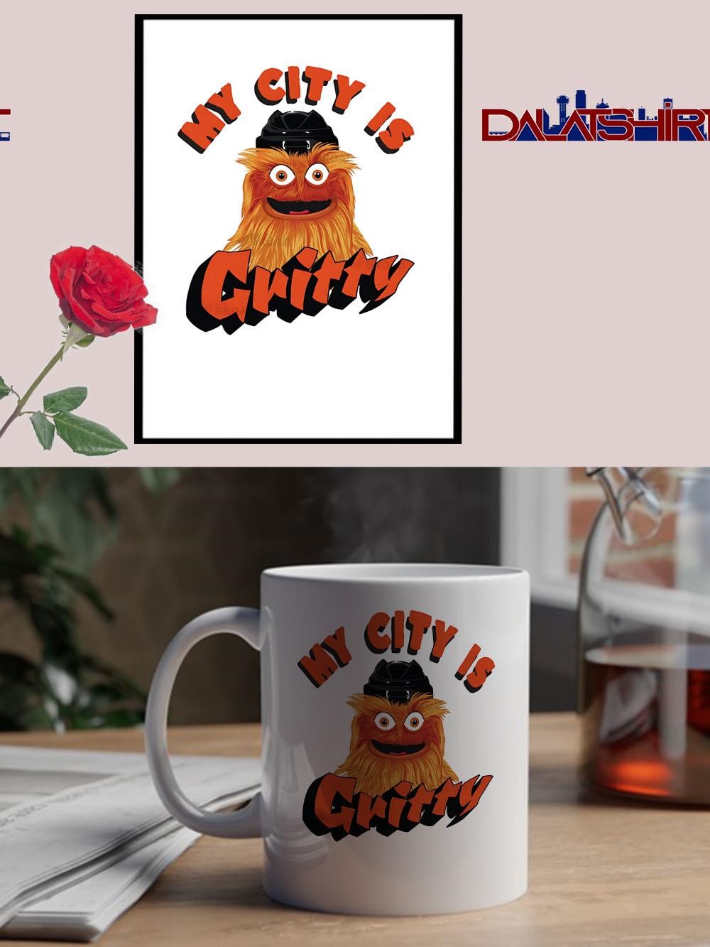 My City is Gritty Flyers mascot halloween mug