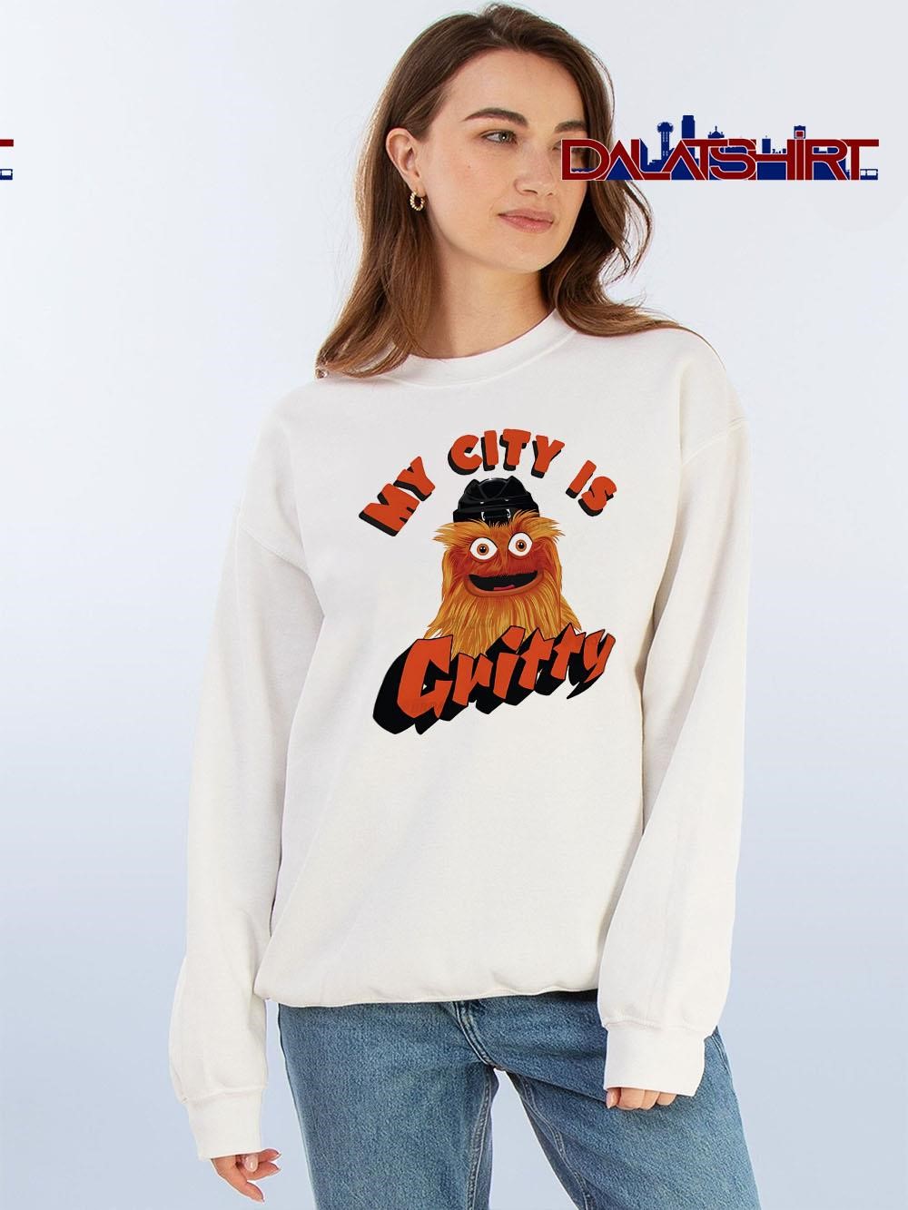 My City is Gritty Flyers mascot halloween sweater