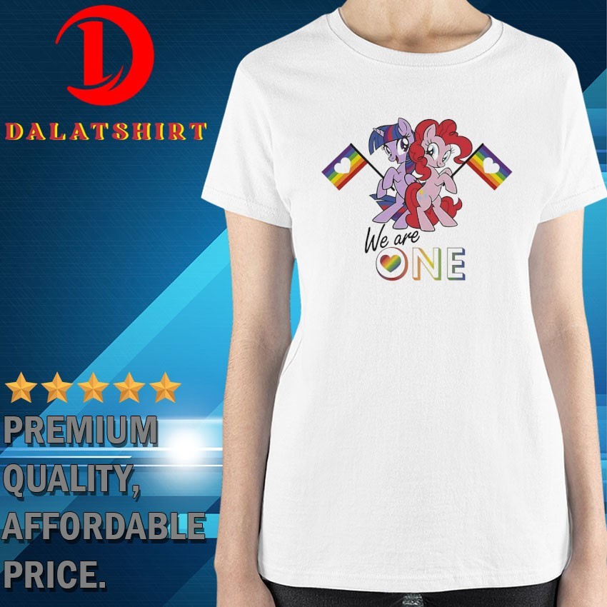 My little pony we are one pinkie pie twilight sparkle Pride T-shirts Ladies-Shirt