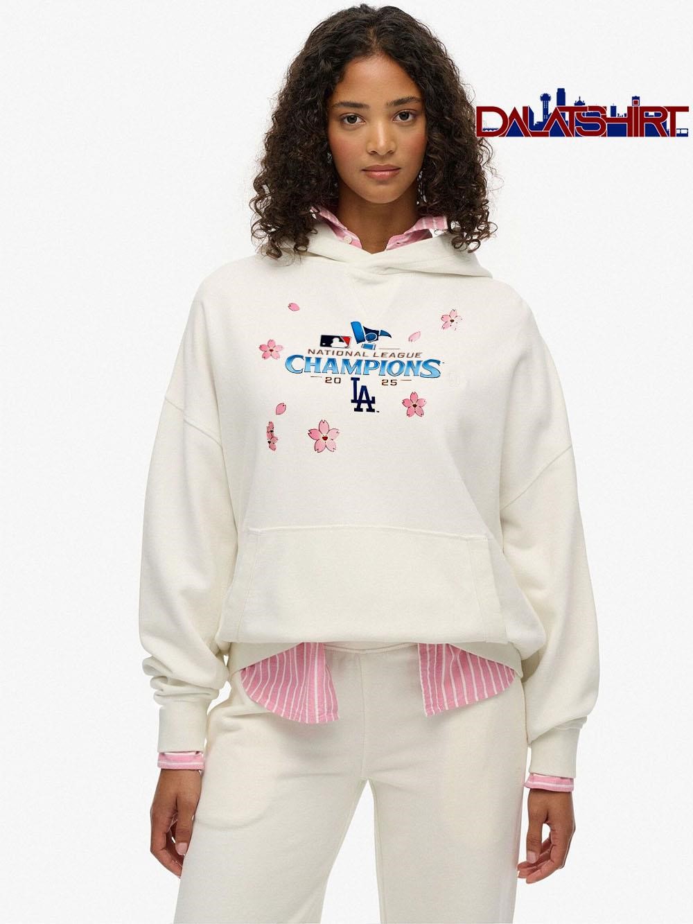 Nice Los Angeles Dodgers Shohei Ohtani 2025 NLCS Champions hoodie