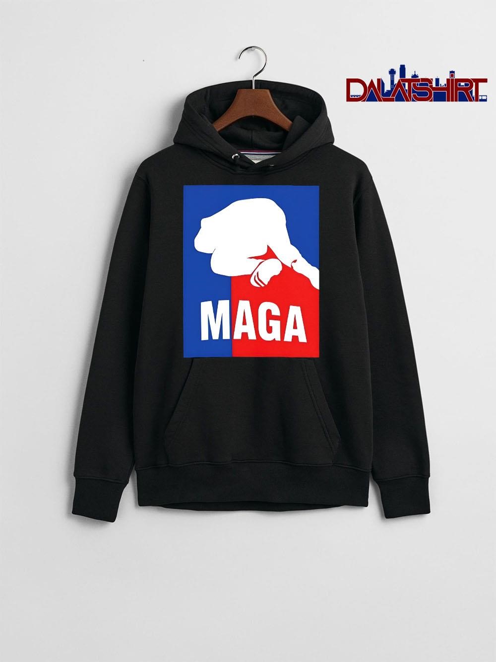 Official Maga Logo Funny Maga Fascist hoodie