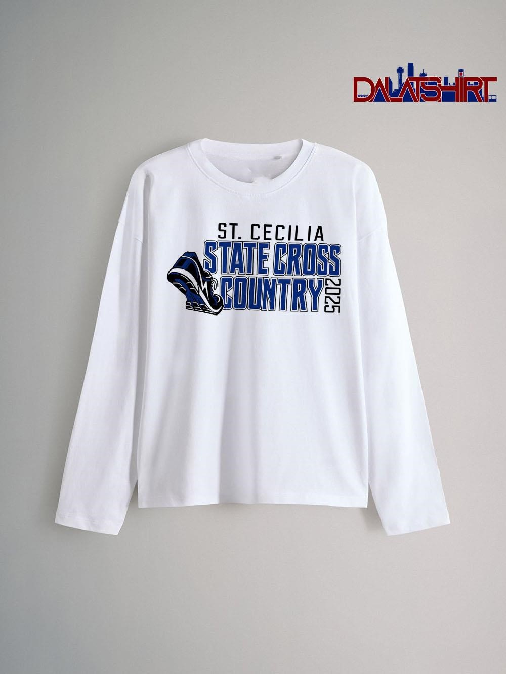 Official St. Cecilia State Cross Country 2025 sport shoes long-sleeve