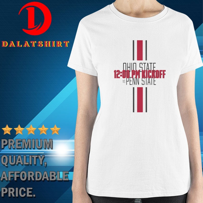 Ohio State Buckeyes vs Penn State Nittany Lions kickoff 2025 T-shirts Ladies-Shirt