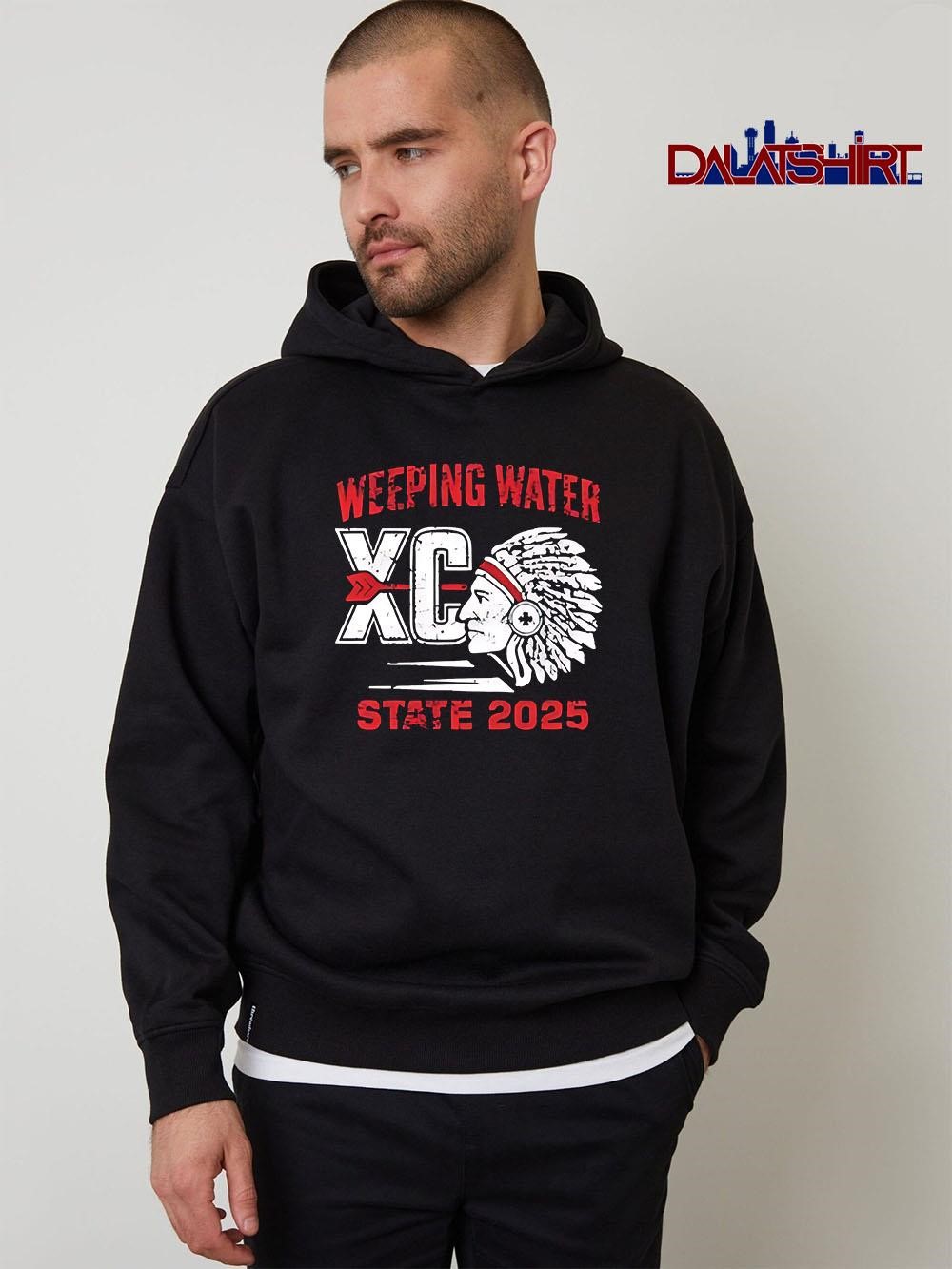 Original Weeping Water Cross Country State 2025 hoodie