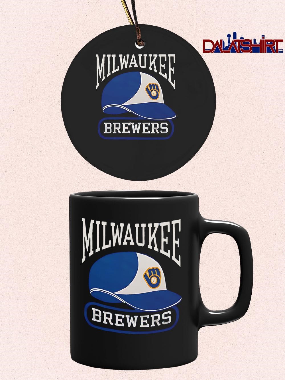 Premium Milwaukee Brewers Helmet vintage style mug