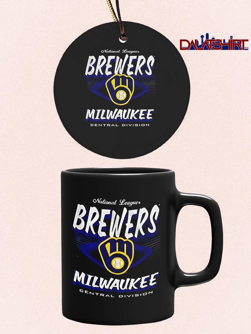 Premium National League Milwaukee Brewers Central Division logo retro mug