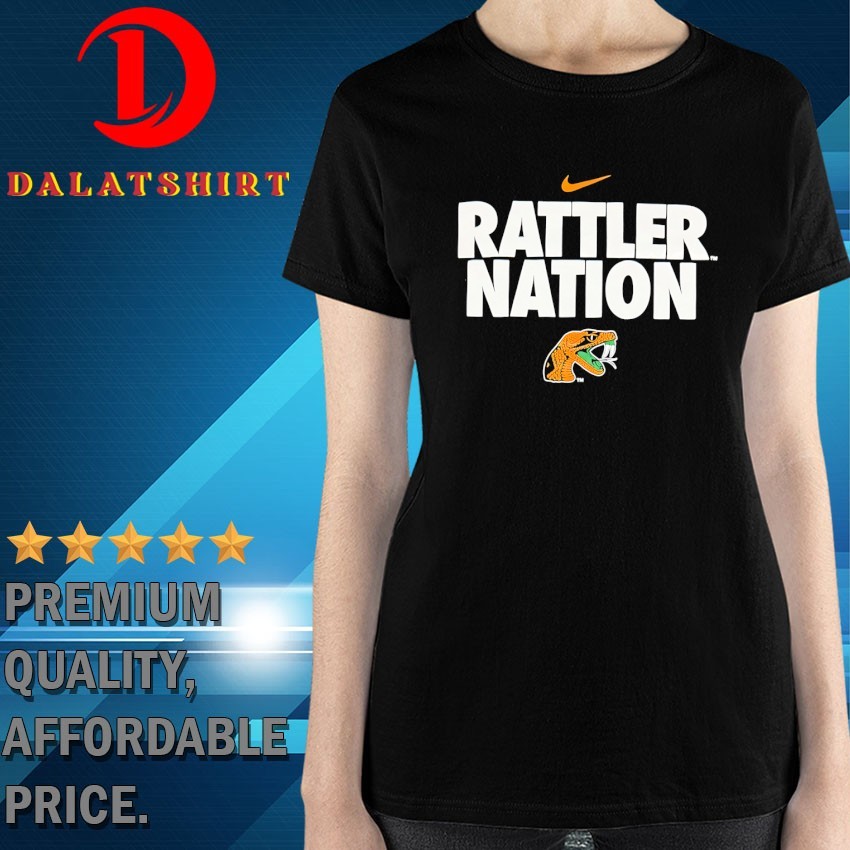 Rattler nation Florida A&M Rattlers T-shirts Ladies-Shirt