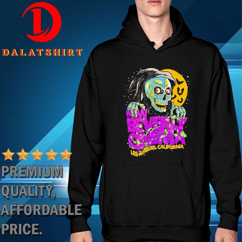 Skeleton New Beverly Cinema Los Angeles California Halloween T-shirts Hoodie