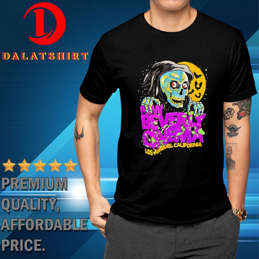 Skeleton New Beverly Cinema Los Angeles California Halloween T-shirts