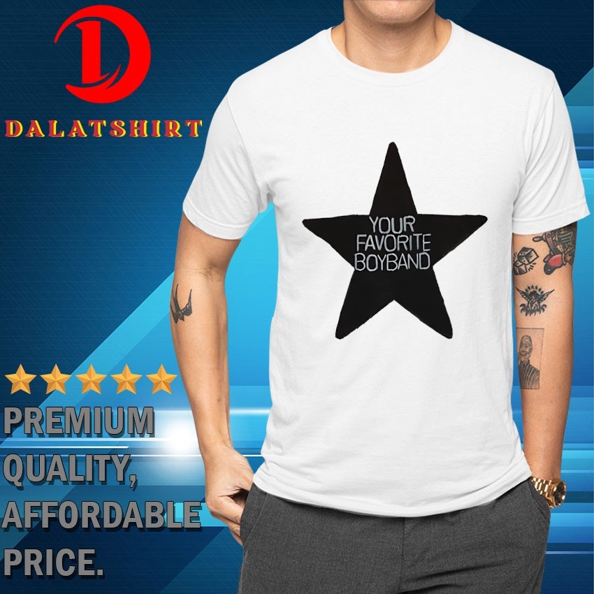 Star your favorite boy band T-shirts