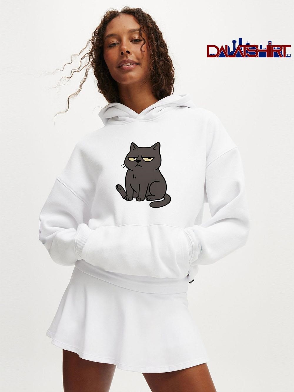 The Cat Judging Silently Baseball hoodie