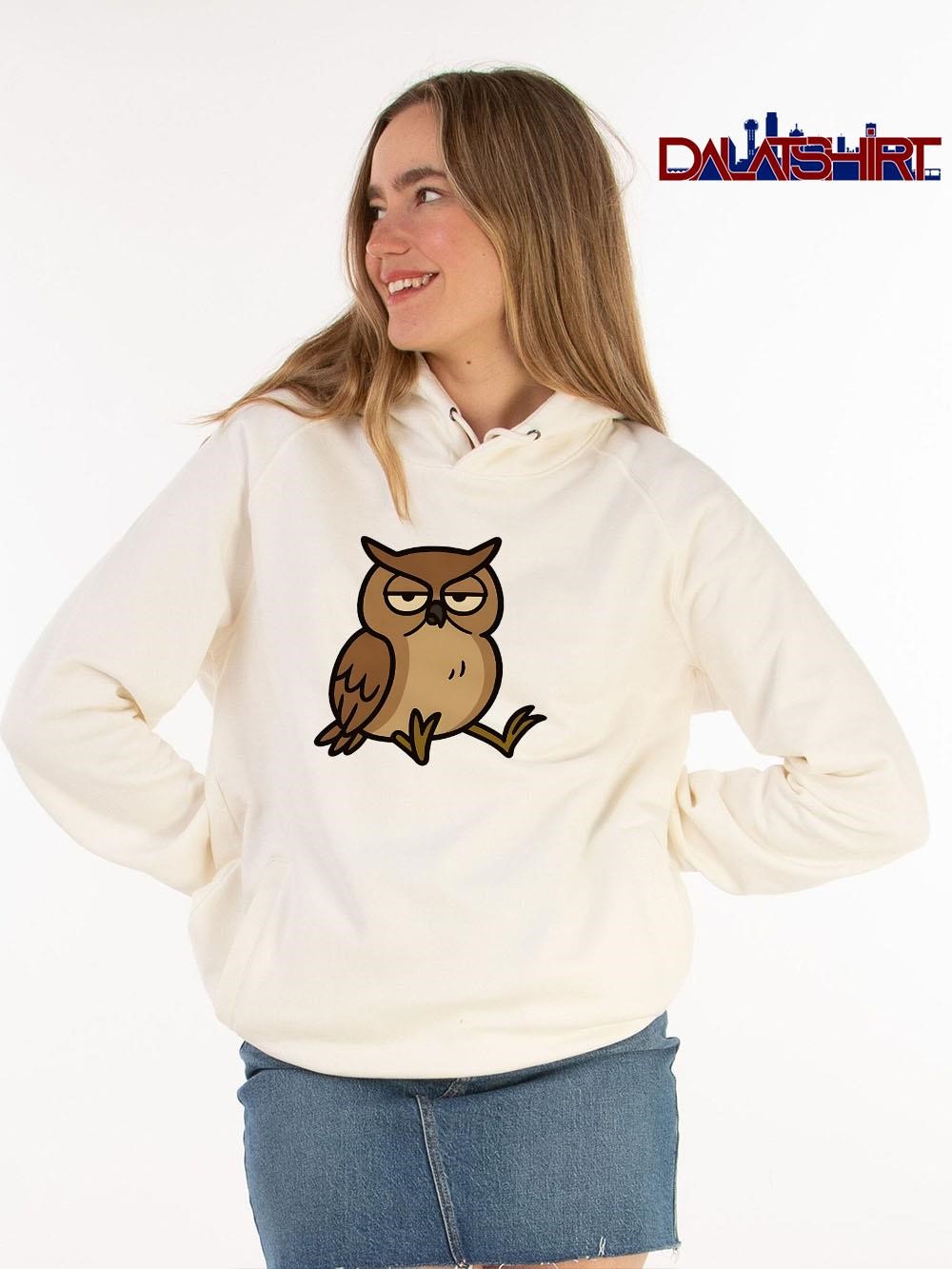 The Owl Judging Silently Baseball hoodie