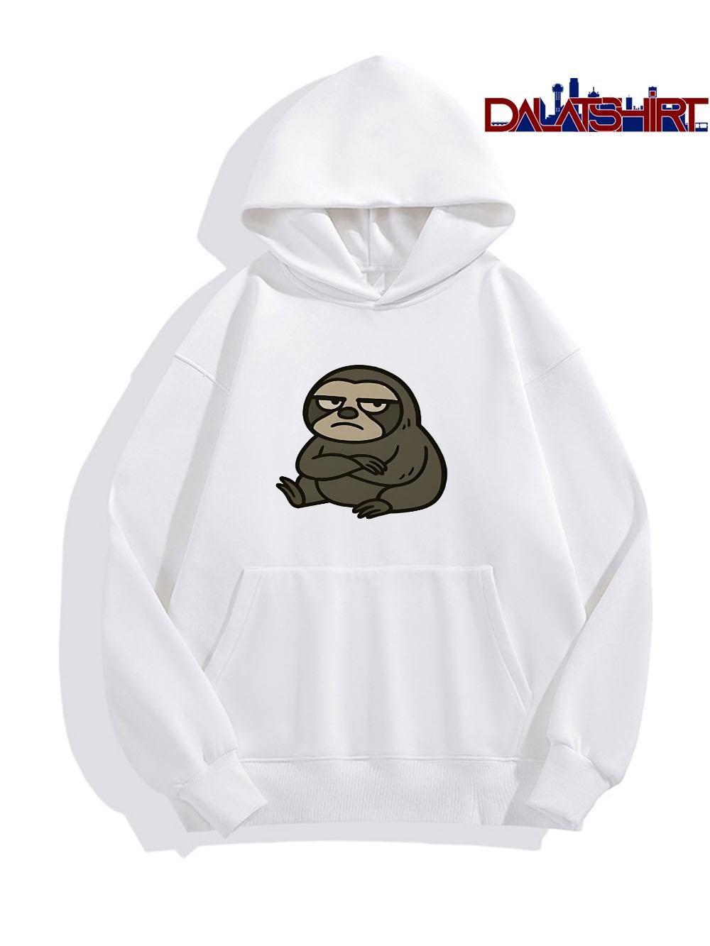 The Sloth Judging Silently Baseball hoodie