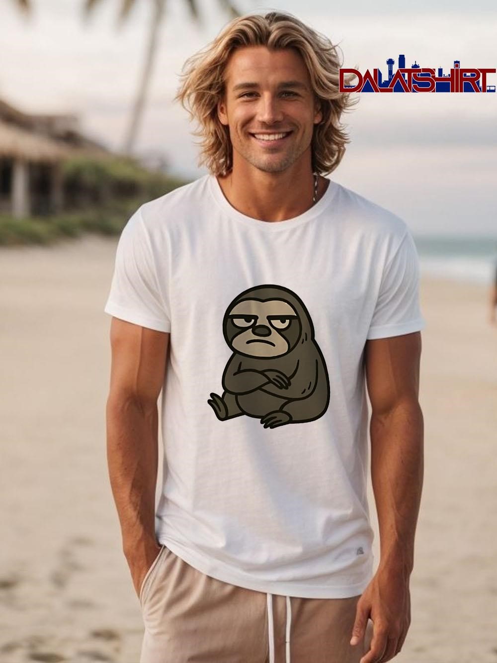 The Sloth Judging Silently Baseball shirt