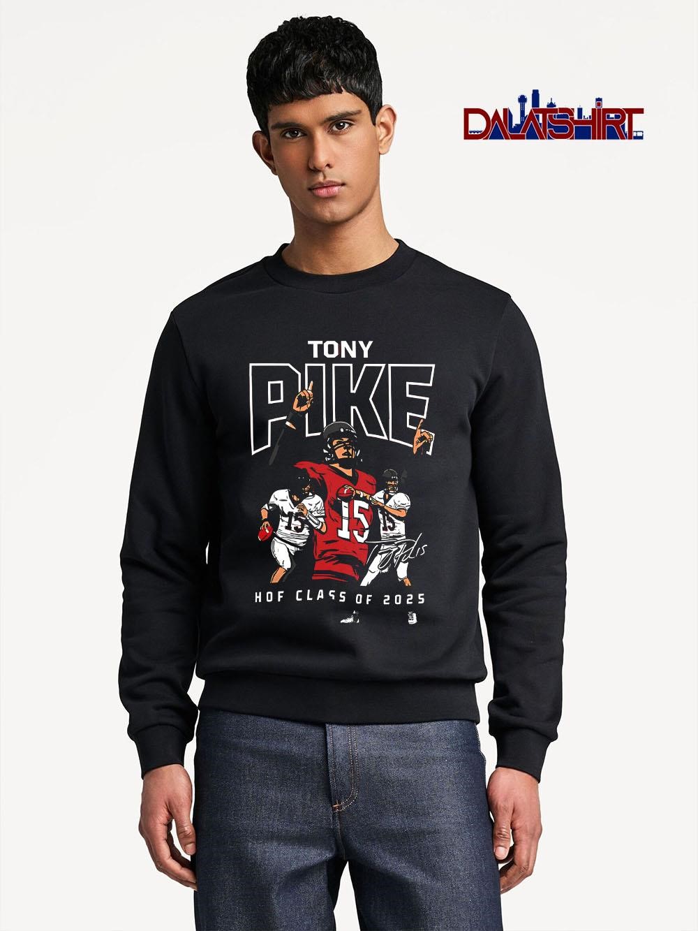 Top Carolina Panthers Tony Pike HOF Class of 2025 sweater