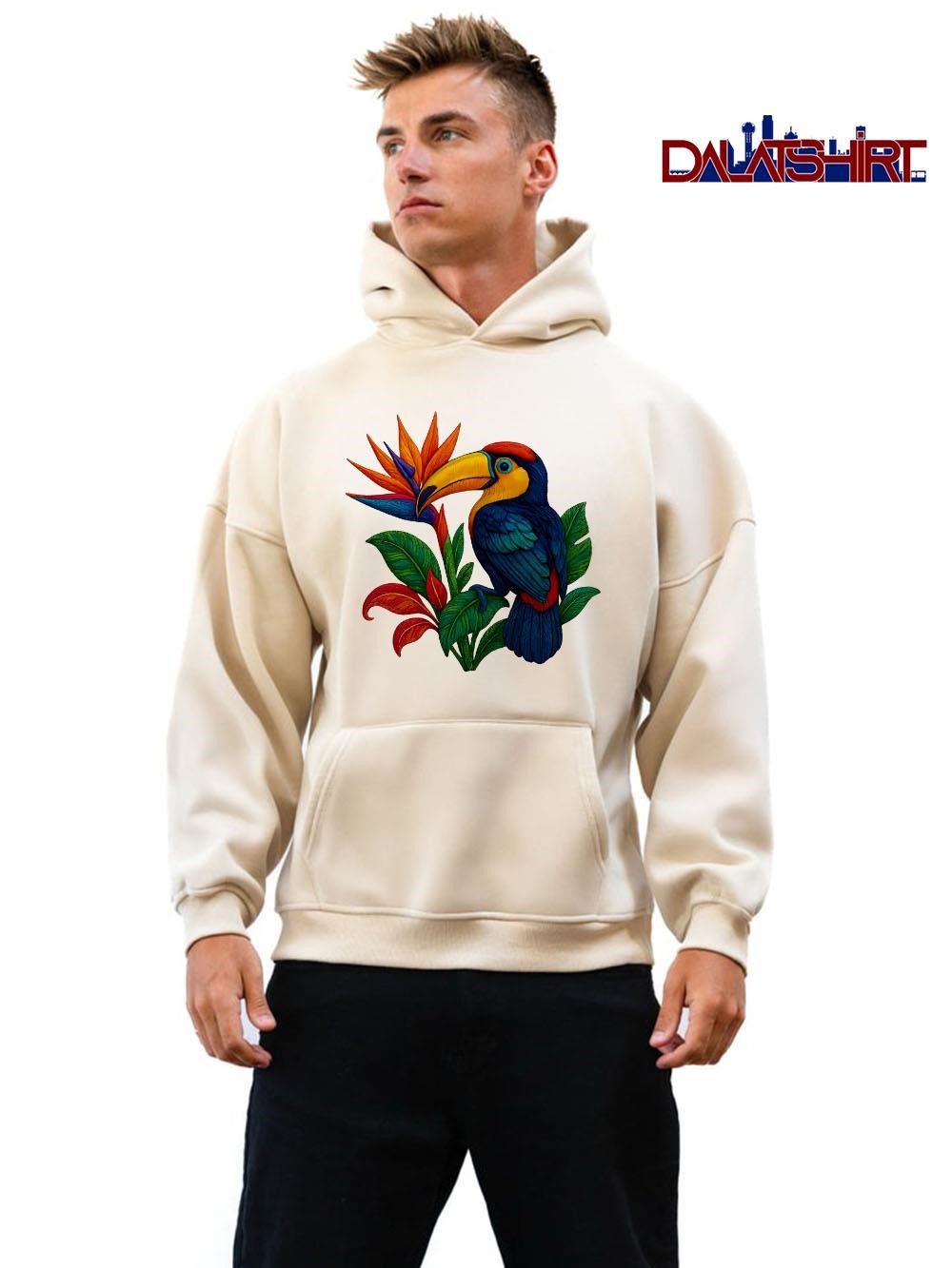 Toucan Paradise pride cute vintage hoodie