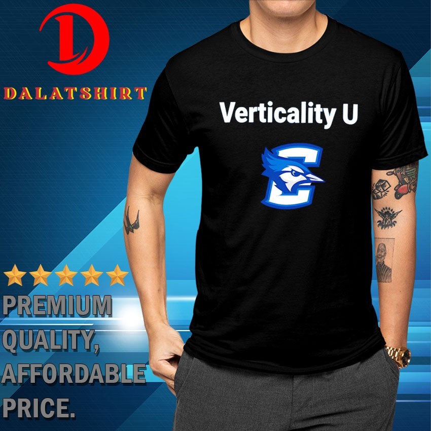 Verticality U Creighton Bluejays logo T-shirts