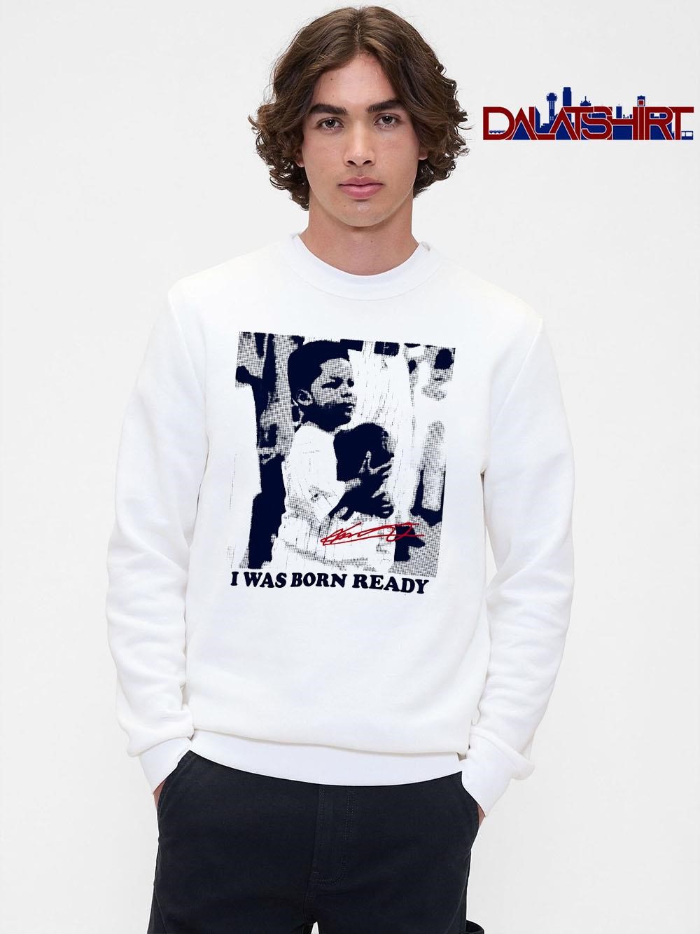 Vladimir Guerrero Jr I Was Born Ready vintage long-sleeve