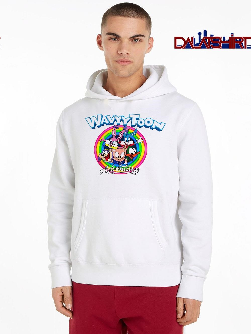 Wavy Toons Adventures cartoon hoodie