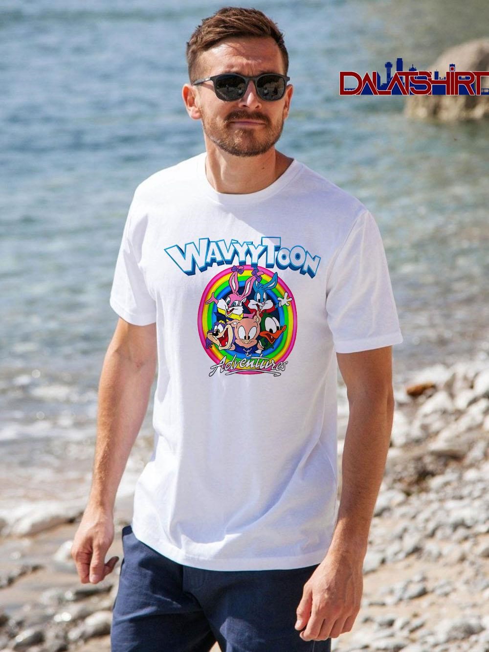Wavy Toons Adventures cartoon shirt