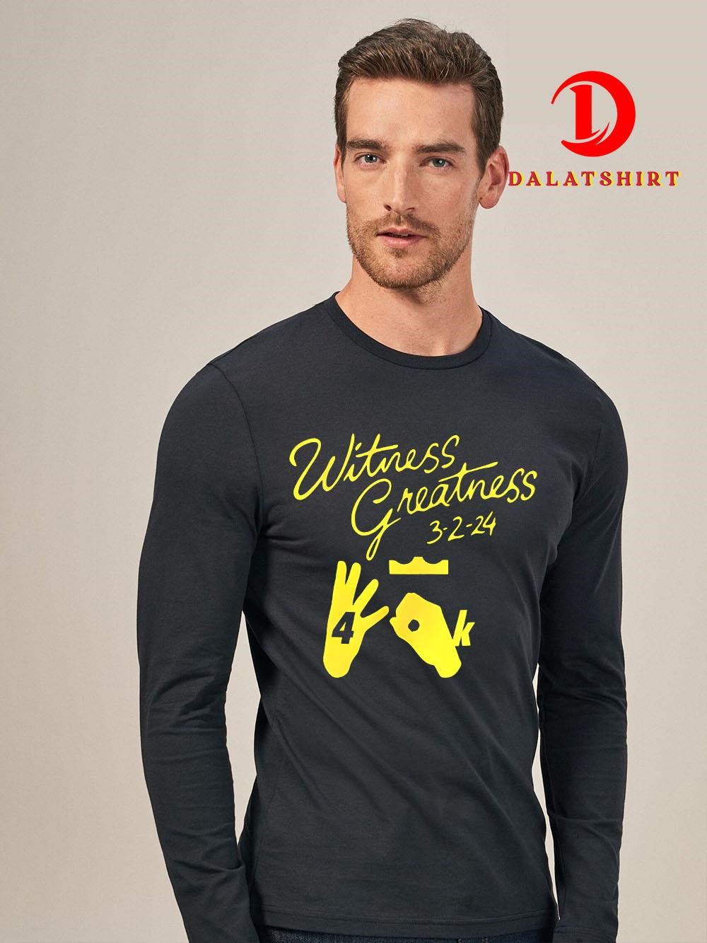 lebron james witness shirt