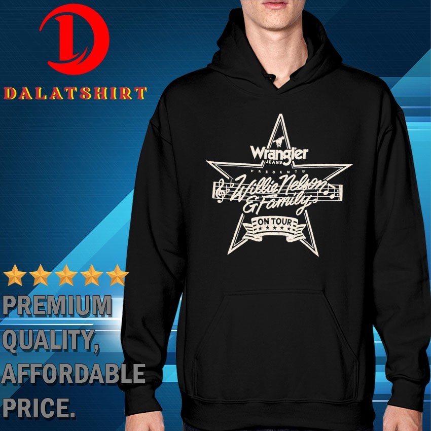 Wrangler jeans presents Willie Nelson and Family on tour T-shirts Hoodie