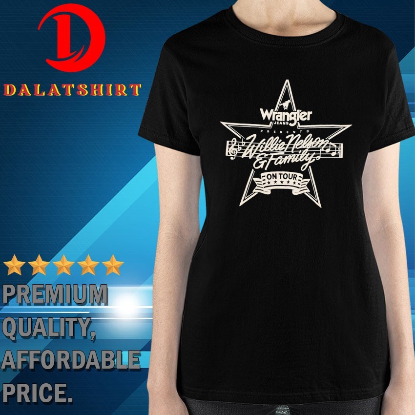 Wrangler jeans presents Willie Nelson and Family on tour T-shirts Ladies-Shirt