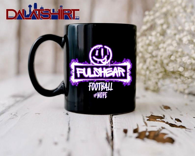 Fulshear Football hashtag Nope neon Ornament black-mug