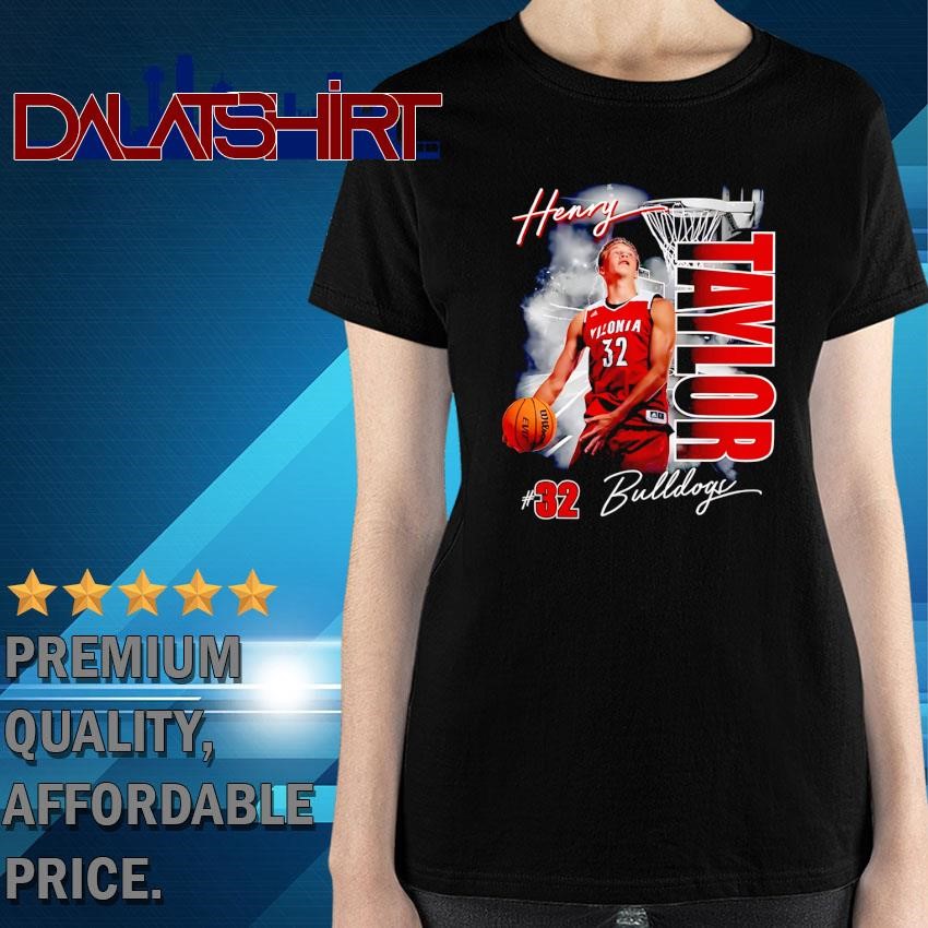 Henry Taylor Vilonia 32 Bulldogs Basketball Player Ladies-Shirt