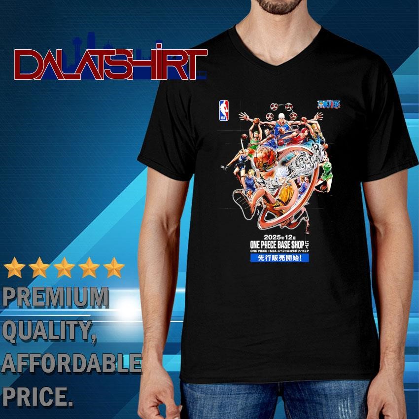 NBA x One Piece Official Collab Art shirt - Dalatshirt Store